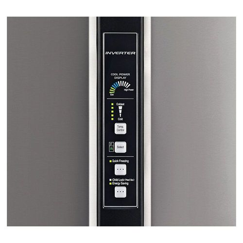 Hitachi Top Mount Refrigerator Brilliant 820 L RV820PUK1K Silver